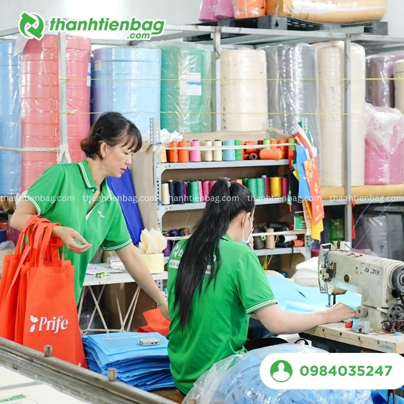 Xưởng may túi vải không dệt bọc vali