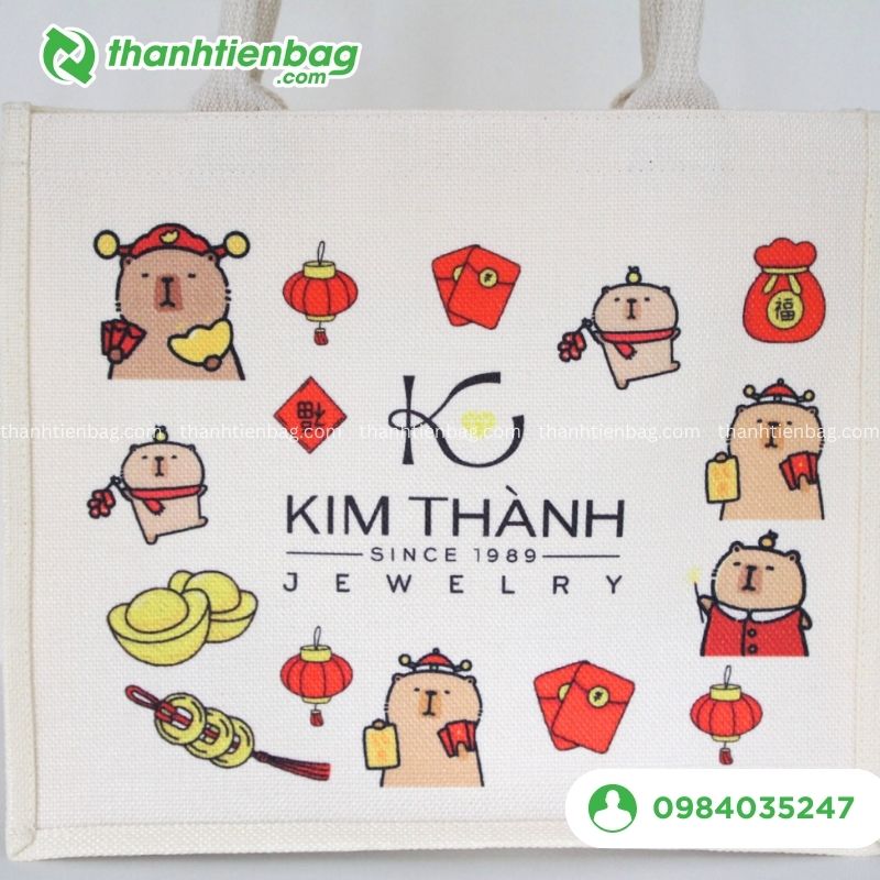 Túi vải đay quà tặng tết