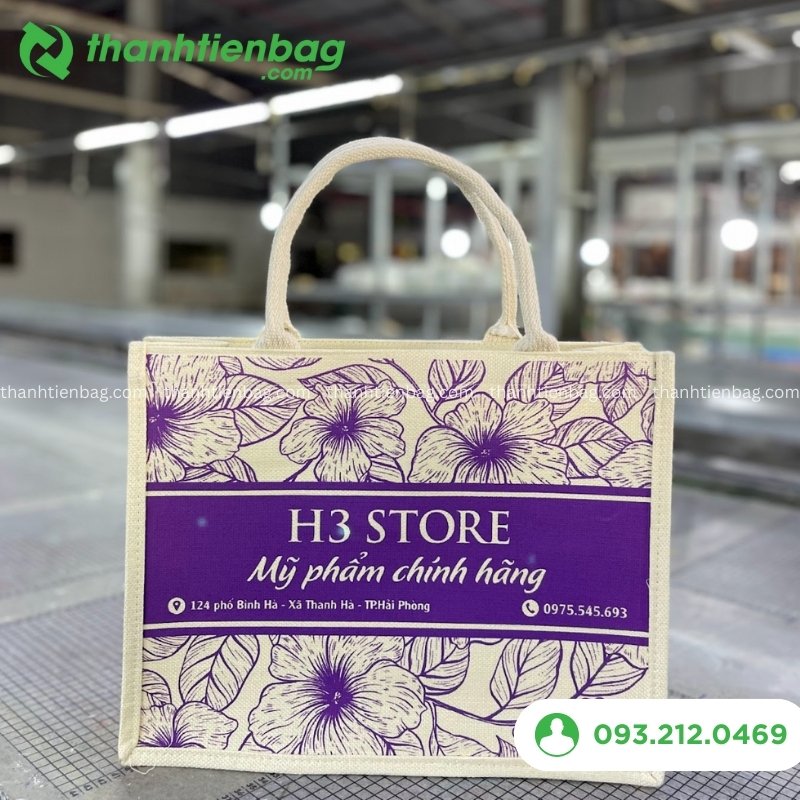  Túi vải linen quà tặng mỹ phẩm mang thương hiệu đến với người tiêu dùng