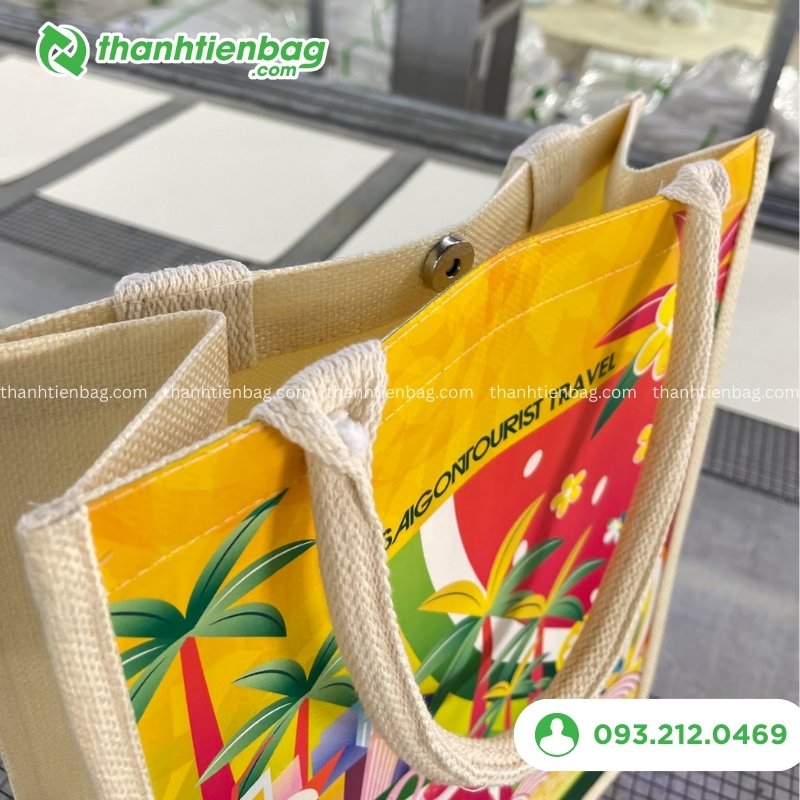 Túi vải đay là món quà tặng du lịch xanh