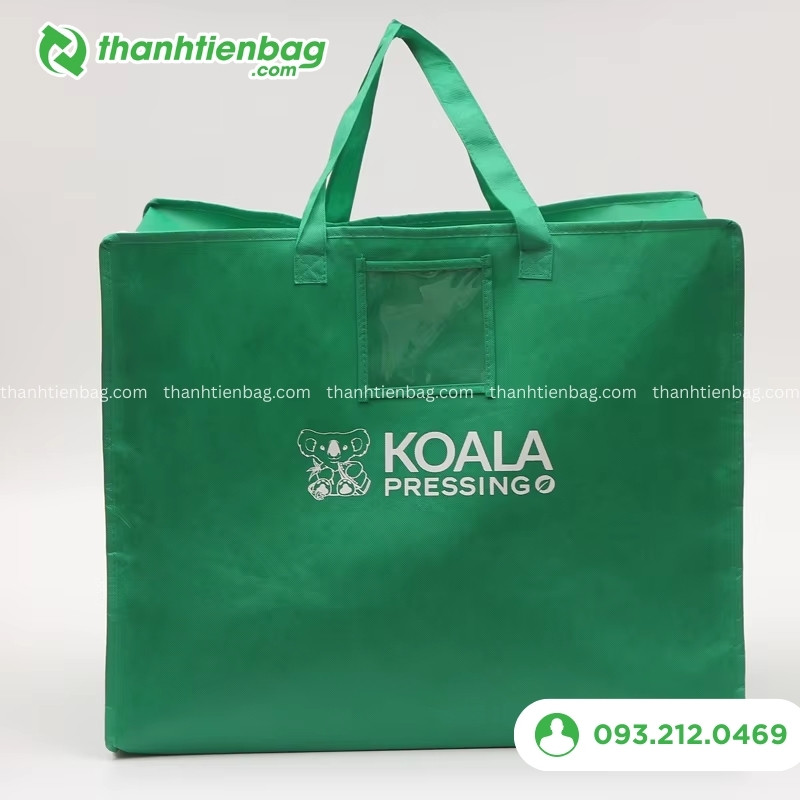  Sử dụng t&uacute;i vải kh&ocirc;ng dệt kho&aacute; k&eacute;o g&oacute;p phần bảo vệ m&ocirc;i trường