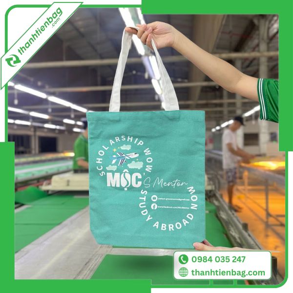 Túi Vải Canvas Trung Tâm Ngoại Ngữ