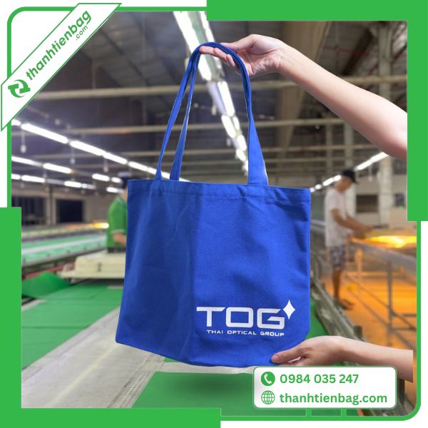 Túi Vải Canvas Xanh