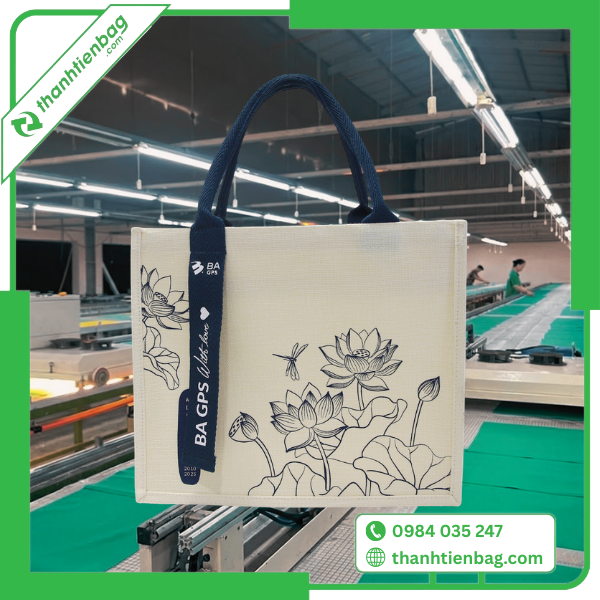 Túi Vải Linen Quai Thả