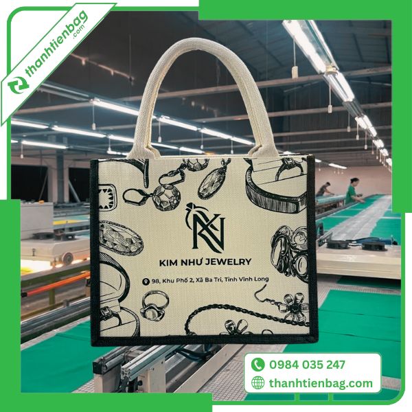 Túi Vải Linen Trang Sức