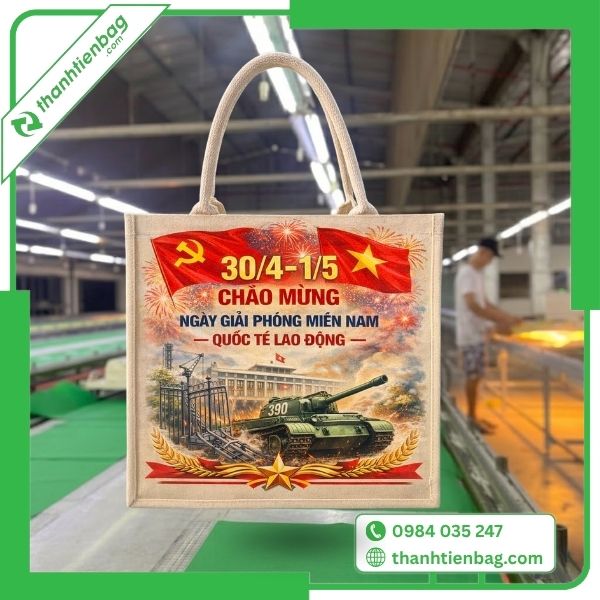 Túi Vải Linen 30/4